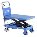 HanseLifter SPA500 Mobiler Hubtisch mit 500kg Tragfähigkeit und 900mm Hubhöhe, Lichtblau  
